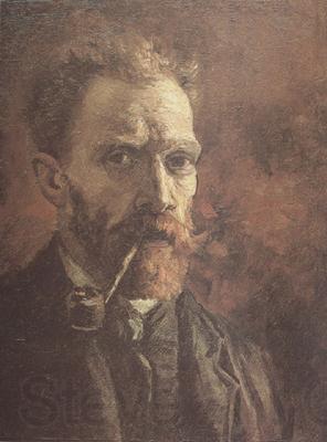 Vincent Van Gogh Self-Portrait with Pipe (nn04) Spain oil painting art